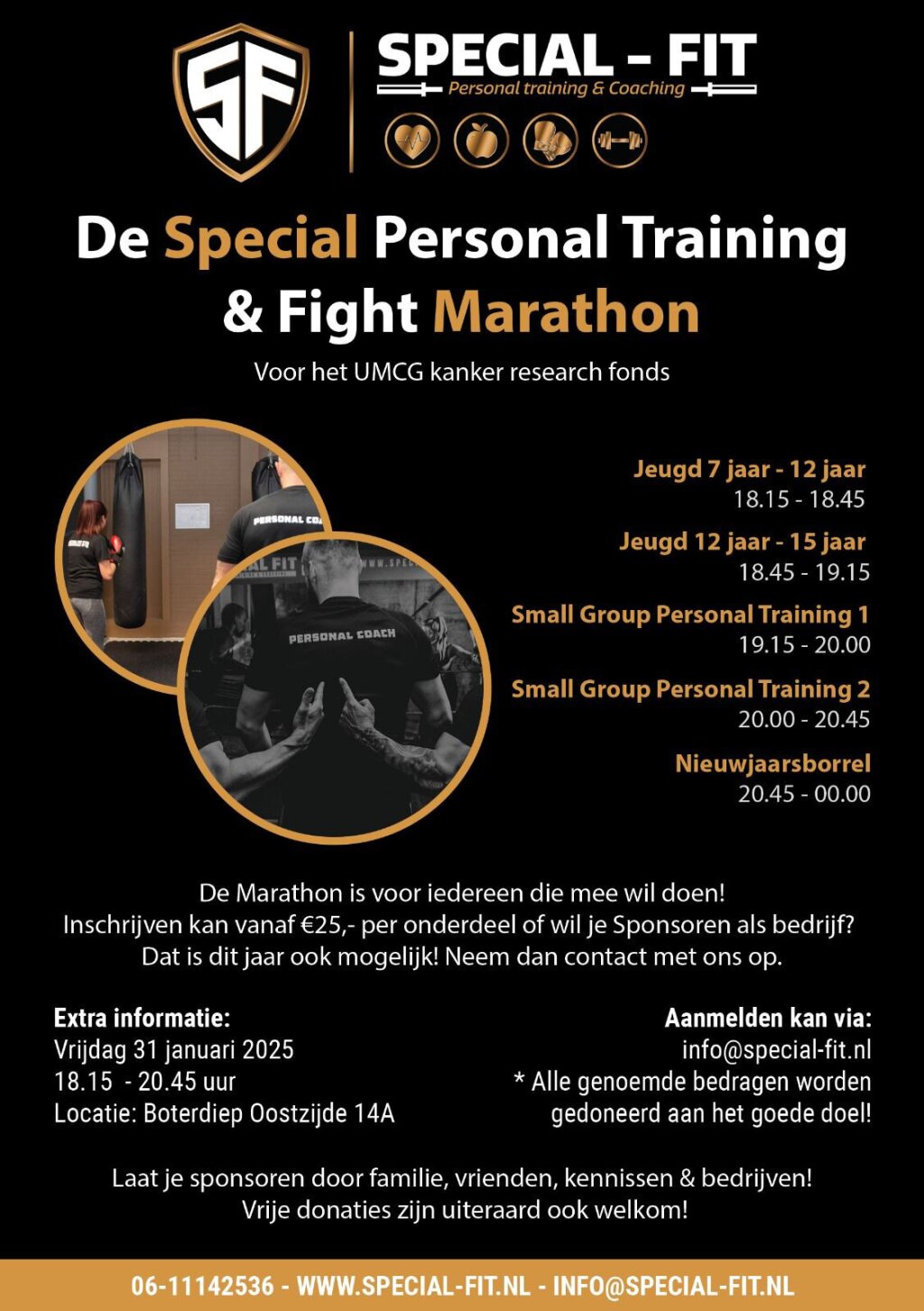 De Special-Fit Personal Training & Fight Marathon 2025.